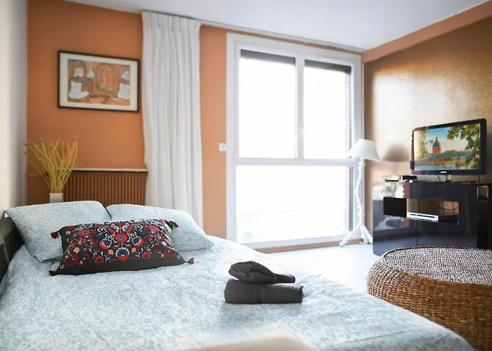 Apartment T3 Centre A 2 Pas Du Metro - Parking Gratuit